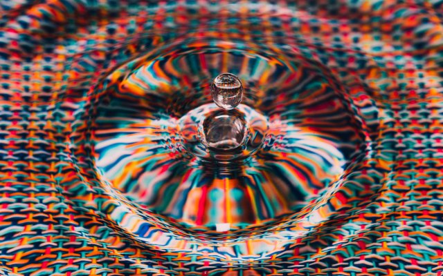 An algorithm to count falling drops